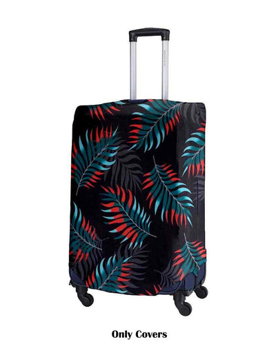 Durable Black Polyester Printed Luggage Bag Cover | ONLY LUGGAGE COVER