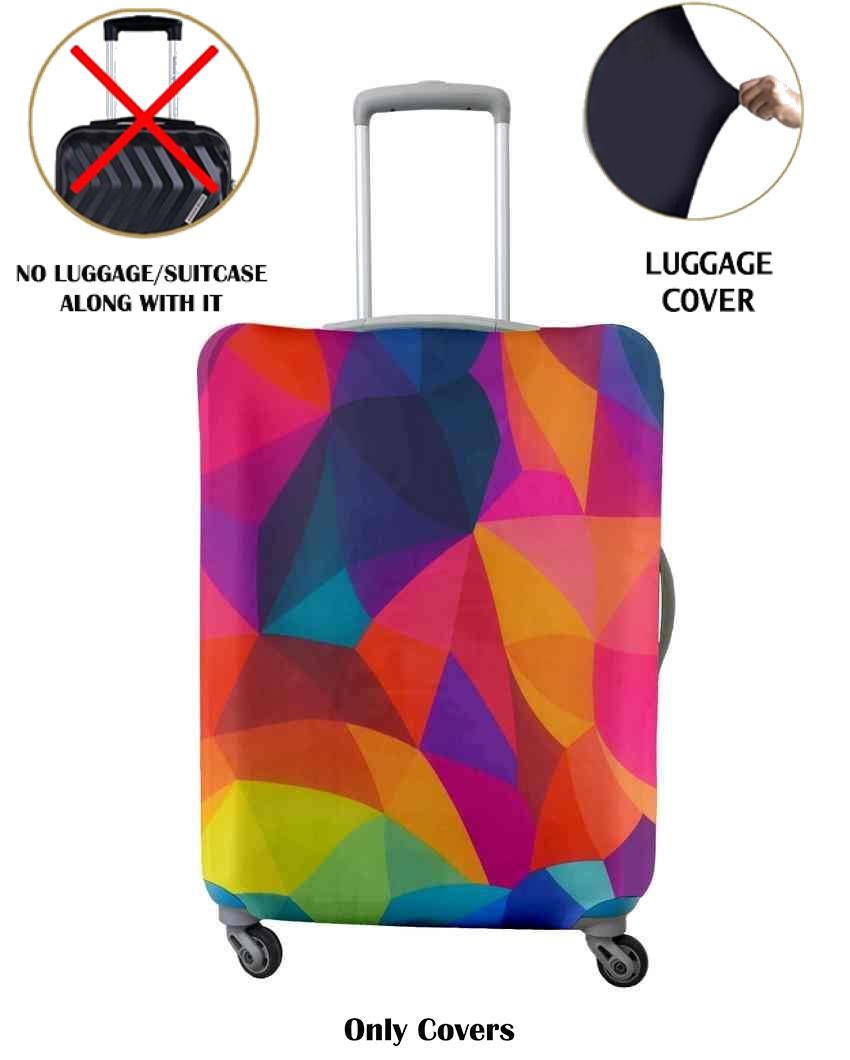 ONLY LUGGAGE COVER | Durable Polyester Stretchable Printed Protective Luggage Bag Cover