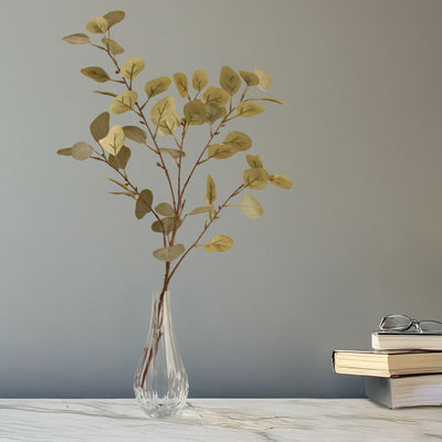 Lush Green Eucalyptus Foliage Stick Without vase | 2.4 Feet