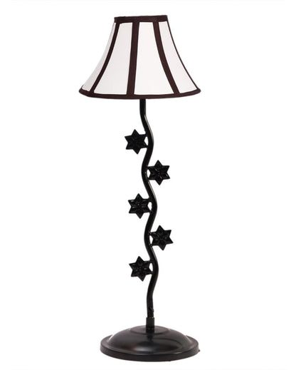 Sophisticated Star Zig Zag Iron Table Lamp | 12 x 24 inches