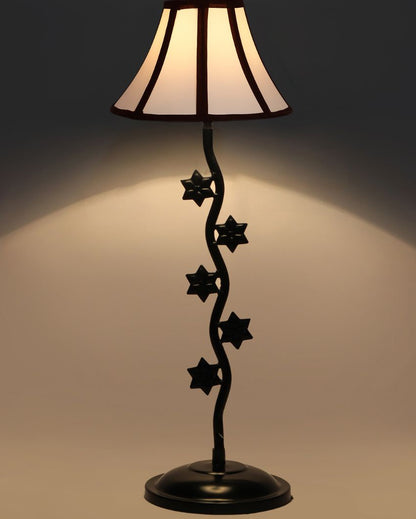 Sophisticated Star Zig Zag Iron Table Lamp | 12 x 24 inches