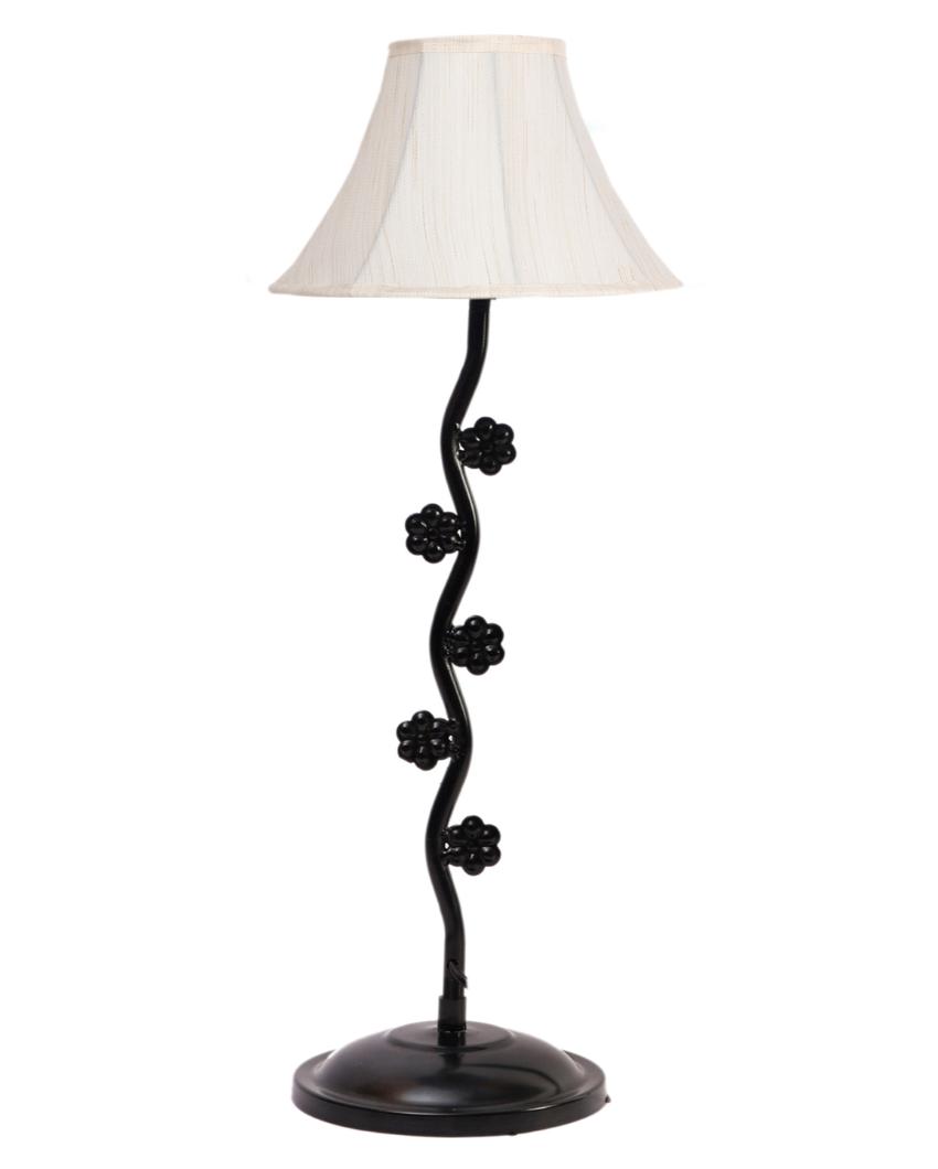 Stylish & Elegant Iron Small Flower Table Lamp | 12 x 24 inches