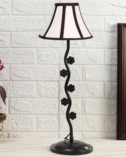 Elegant Small Flower Iron Table Lamp | 12 x 24 inches