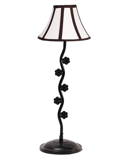 Elegant Small Flower Iron Table Lamp | 12 x 24 inches