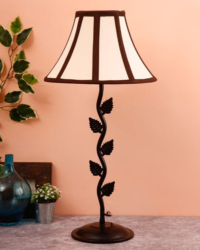 Stylish Leaf Design Iron Table Lamp | 12 x 24 inches