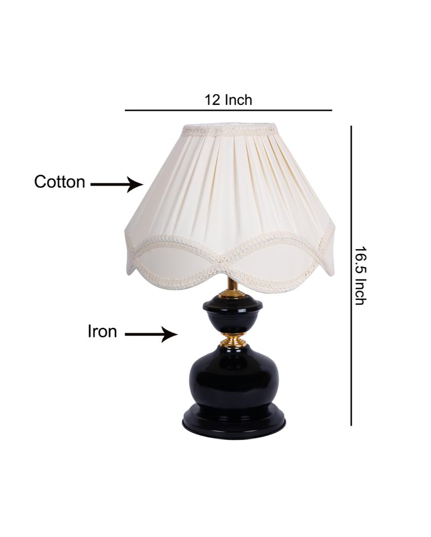 Classic Vintage Shade Iron Table Lamp | 12 x 17 inches