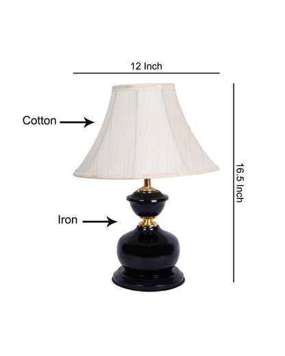 Modern & Sleek Design Iron Table Lamp | 12 x 17 inches