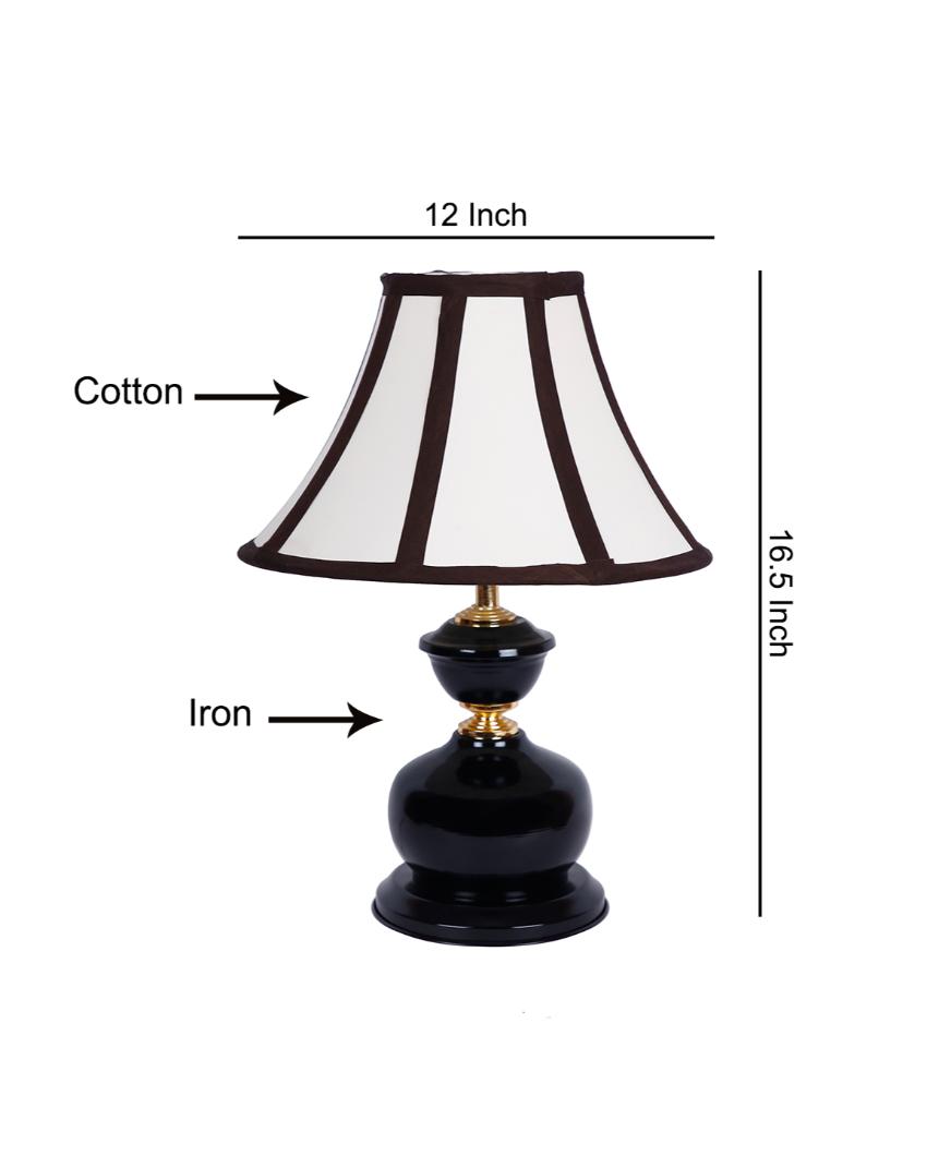 Chic & Contemporary Iron Table Lamp | 12 x 17 inches