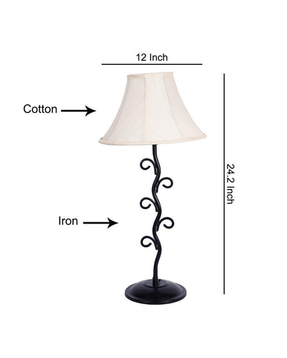 Stylish Iron Arm Design Table Lamp | 12 x 24 inches