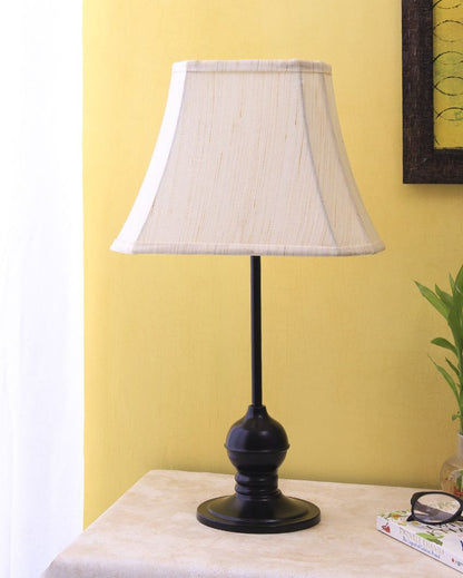 Luxury Taj Shade Iron Base Table Lamp | 12 x 21 inches