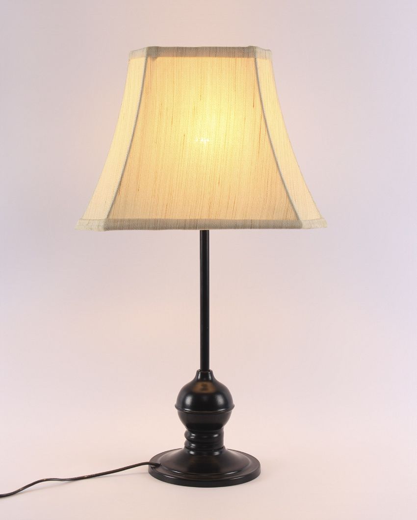 Luxury Taj Shade Iron Base Table Lamp | 12 x 21 inches