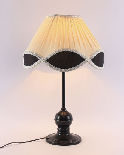 Classic Vintage Shade Iron Base Table Lamp | 12 x 19 inches