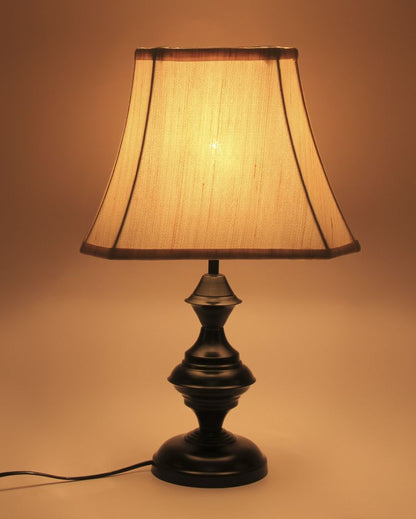 Taj Shade Iron Base Table Lamp Design | 12 x 8 x 19 inches