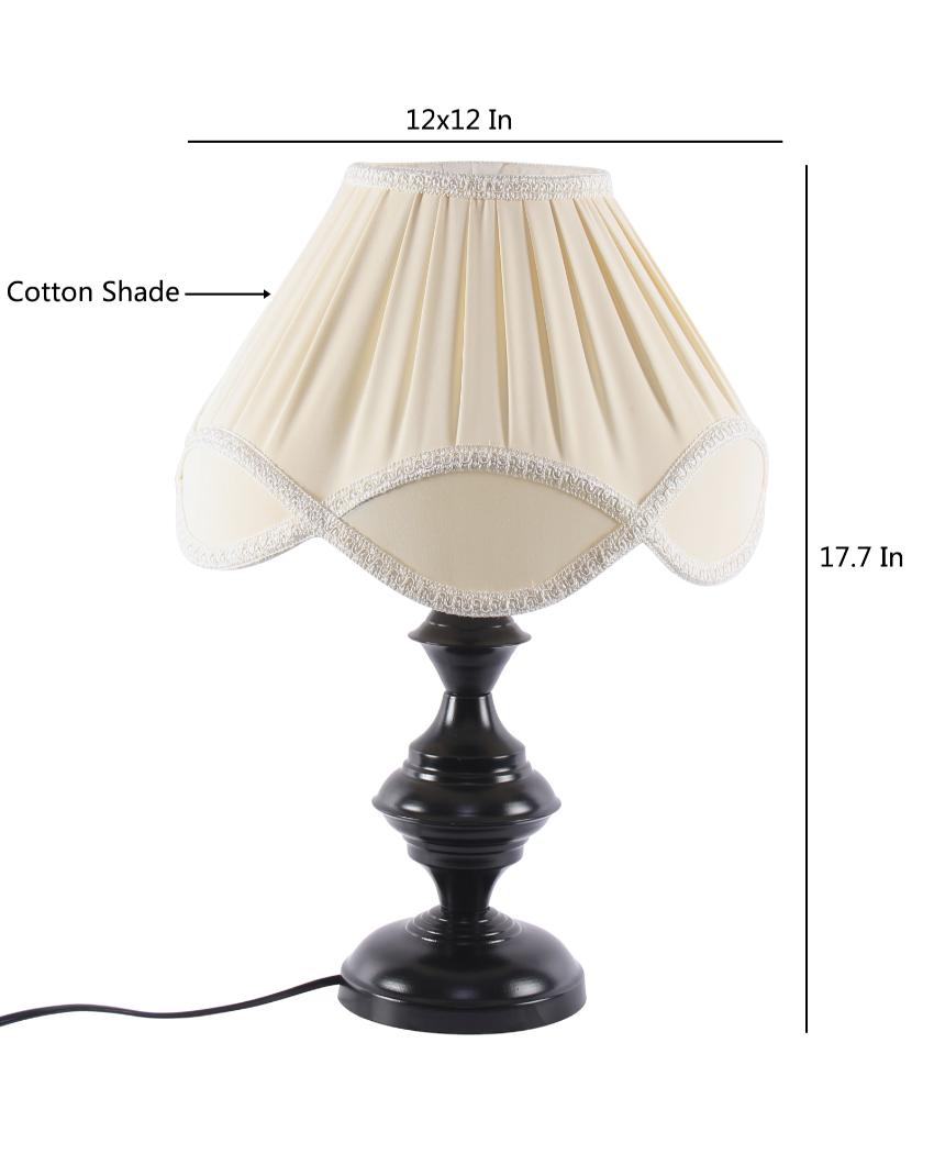 Vintage Shade Iron Base Design Table Lamp | 12 x 18 inches