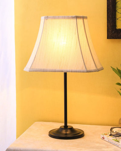 Taj Shade Iron Base Table Lamp | 12 x 8 x 19 inches