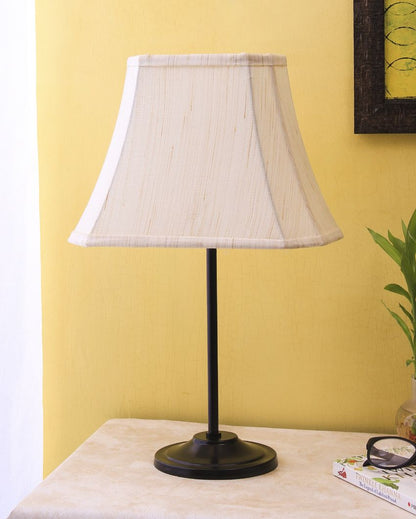 Taj Shade Iron Base Table Lamp | 12 x 8 x 19 inches