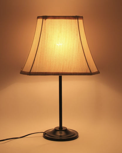 Taj Shade Iron Base Table Lamp | 12 x 8 x 19 inches