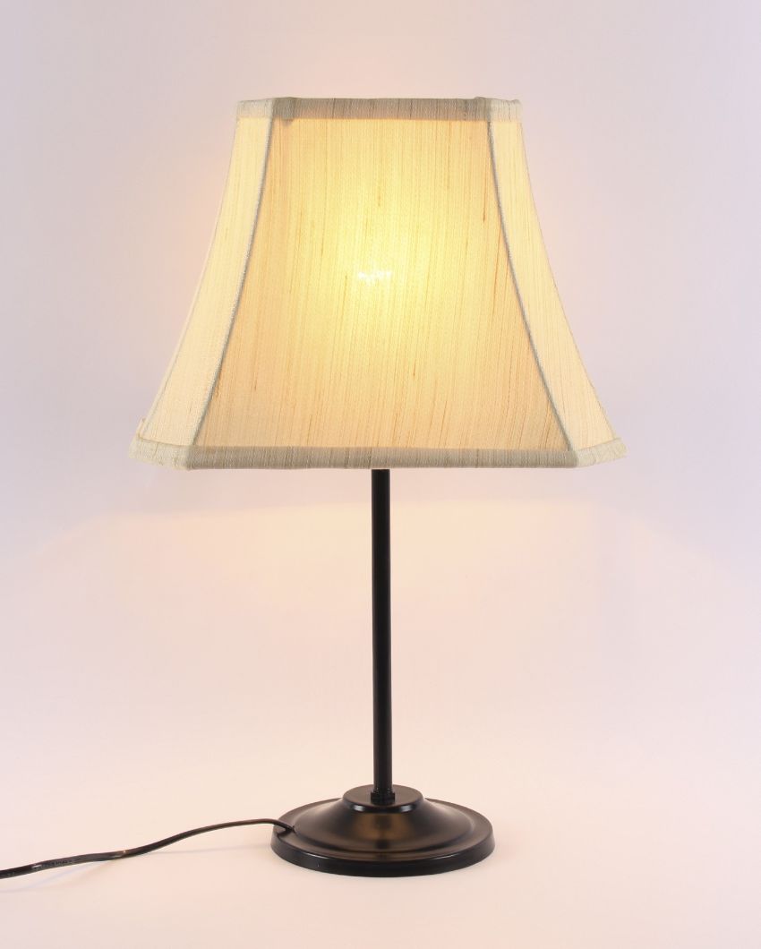 Taj Shade Iron Base Table Lamp | 12 x 8 x 19 inches