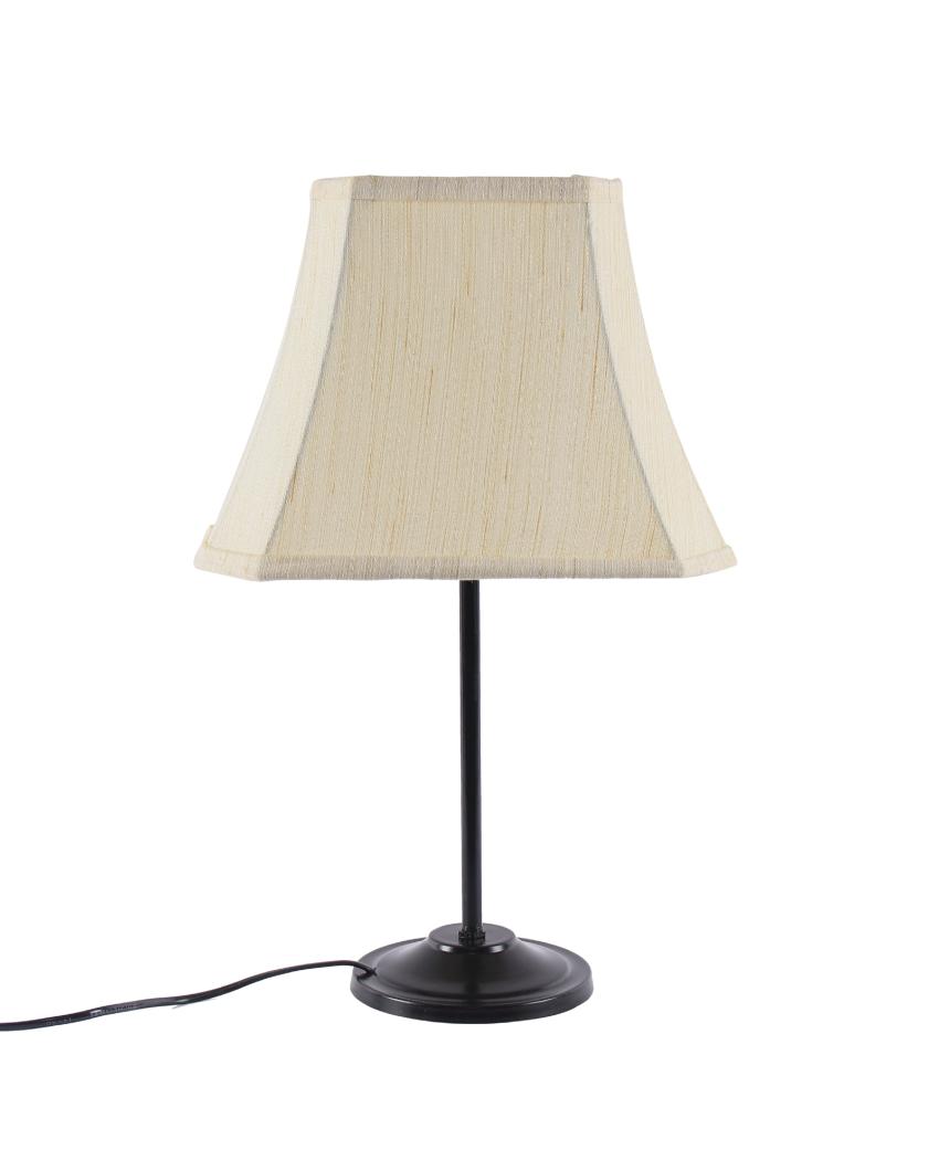 Taj Shade Iron Base Table Lamp | 12 x 8 x 19 inches