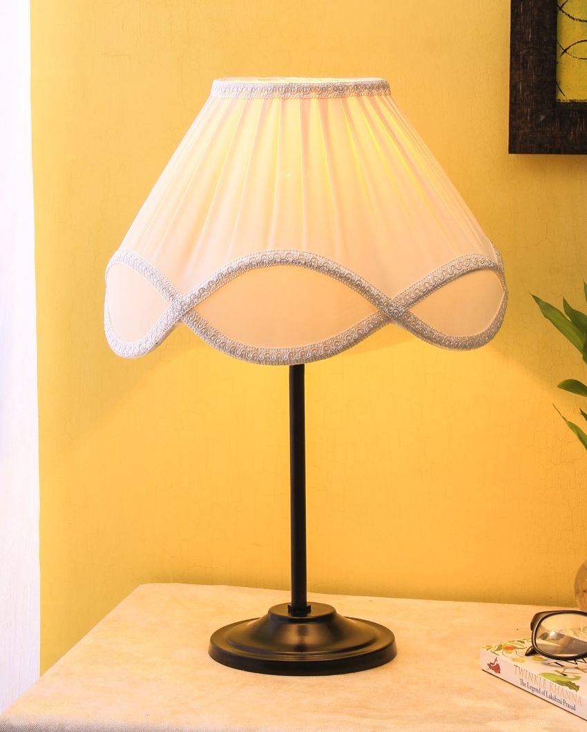 Classic Vintage Shade Iron Design Table Lamp | 12 x 17 inches