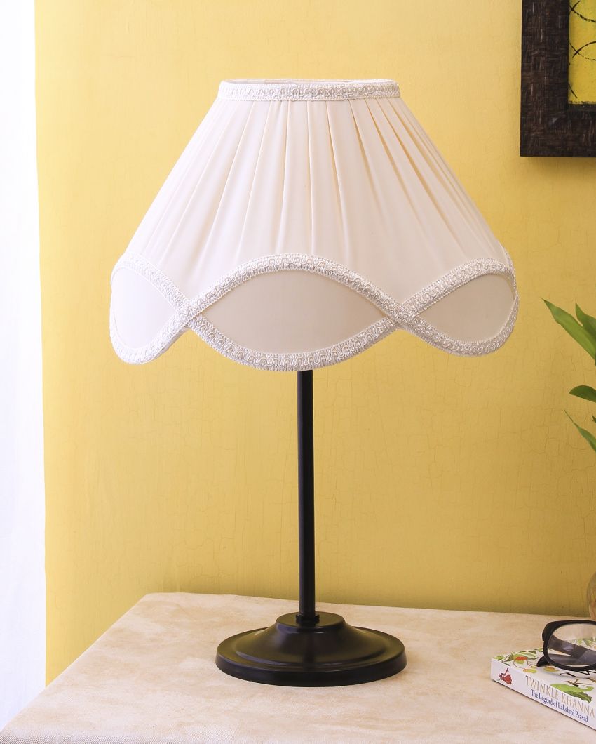 Classic Vintage Shade Iron Design Table Lamp | 12 x 17 inches