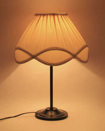 Classic Vintage Shade Iron Design Table Lamp | 12 x 17 inches