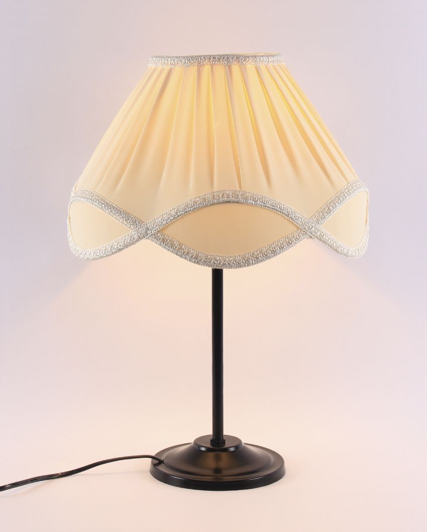 Classic Vintage Shade Iron Design Table Lamp | 12 x 17 inches