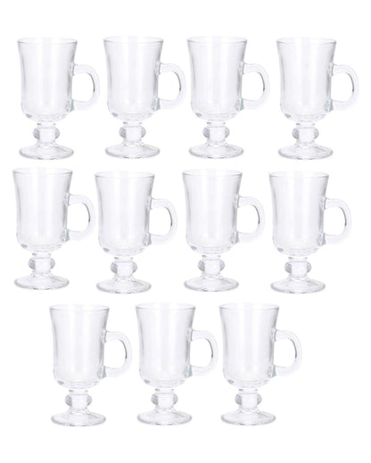 Timeless Design Clear Glass Beer Mugs | 200ml  | 3 x 6 inches