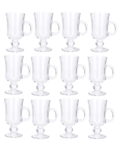 Timeless Design Clear Glass Beer Mugs | 200ml  | 3 x 6 inches