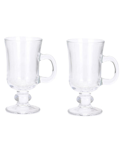 Timeless Design Clear Glass Beer Mugs | 200ml  | 3 x 6 inches