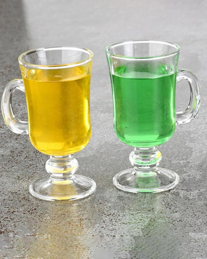 Timeless Design Clear Glass Beer Mugs | 200ml  | 3 x 6 inches