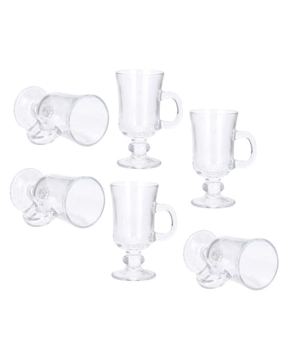 Timeless Design Clear Glass Beer Mugs | 200ml  | 3 x 6 inches