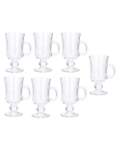 Timeless Design Clear Glass Beer Mugs | 200ml  | 3 x 6 inches