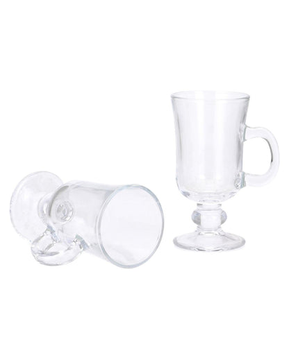 Timeless Design Clear Glass Beer Mugs | 200ml  | 3 x 6 inches