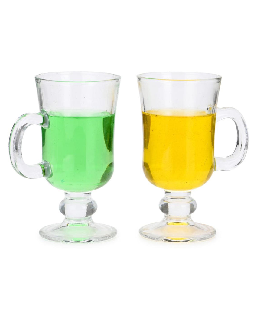 Timeless Design Clear Glass Beer Mugs | 200ml  | 3 x 6 inches