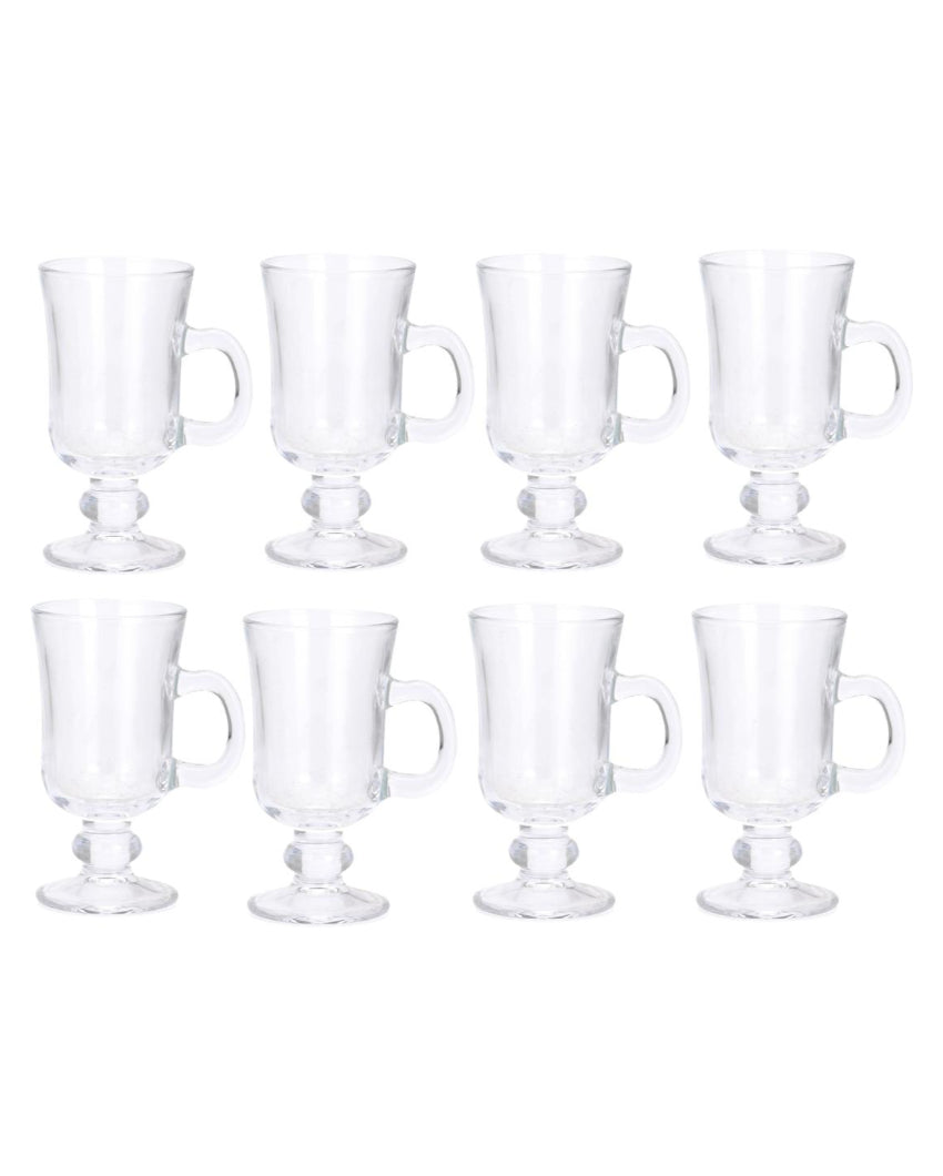 Timeless Design Clear Glass Beer Mugs | 200ml  | 3 x 6 inches