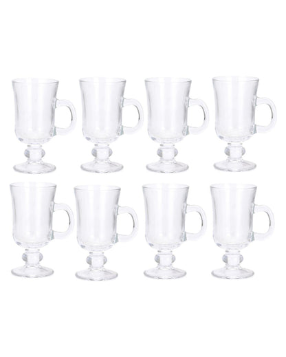 Timeless Design Clear Glass Beer Mugs | 200ml  | 3 x 6 inches