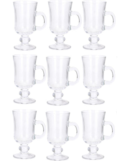 Timeless Design Clear Glass Beer Mugs | 200ml  | 3 x 6 inches
