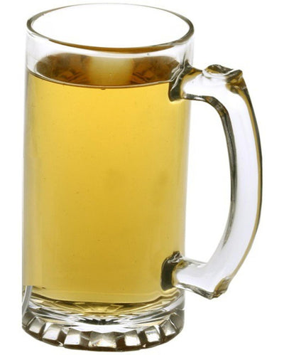 Sturdy Build Clear Glass Beer Mugs | 500ml | 4 x 6 inches