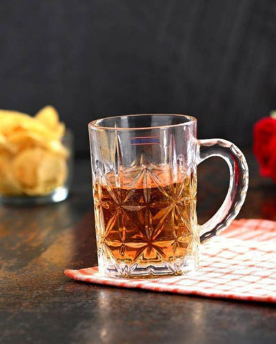 Hosting Essentials Clear Glass Beer Mugs | 450ml | 4 x 5 inches