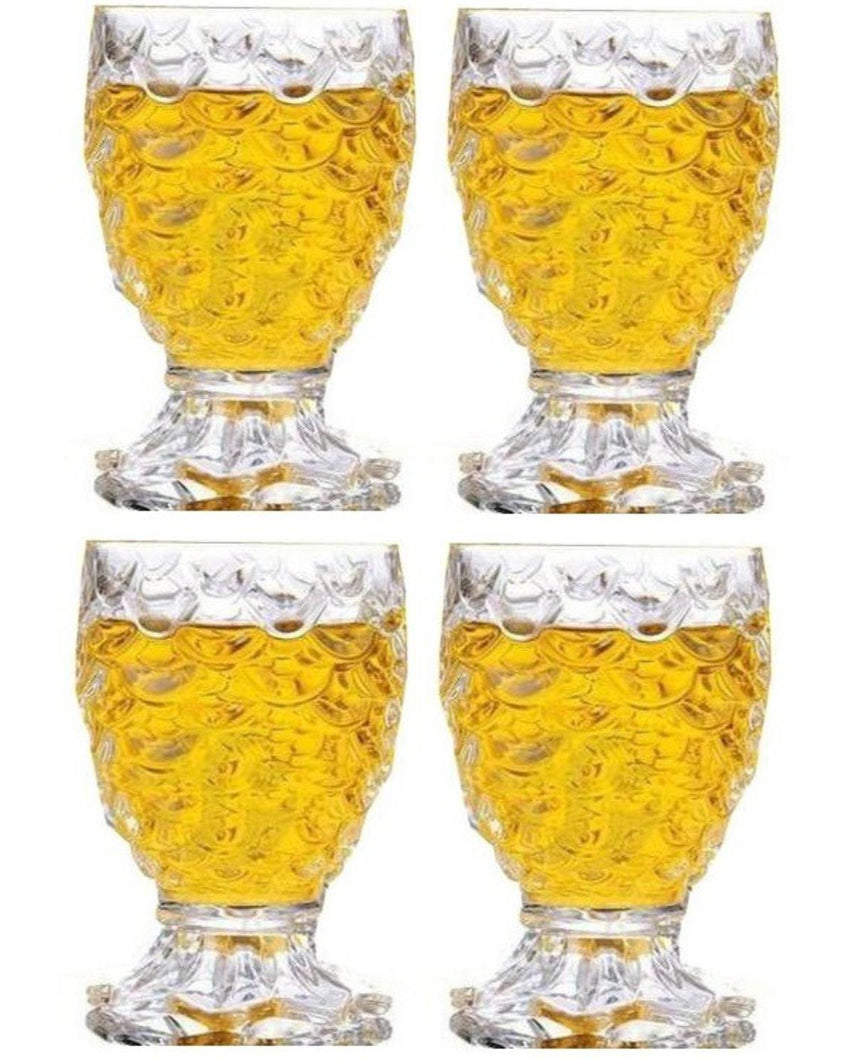 Heavy Base Party Perfect Clear Glass Shot Glasses | 140ml | 3 x 5 inches