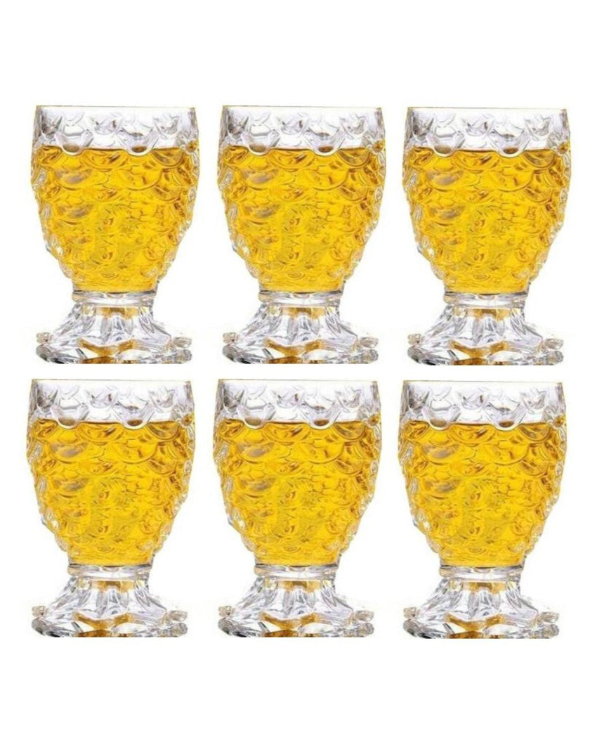 Heavy Base Party Perfect Clear Glass Shot Glasses | 140ml | 3 x 5 inches