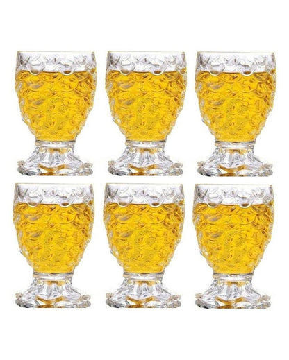 Heavy Base Party Perfect Clear Glass Shot Glasses | 140ml | 3 x 5 inches