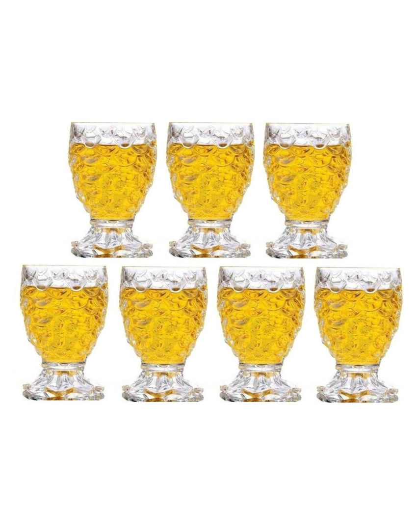 Heavy Base Party Perfect Clear Glass Shot Glasses | 140ml | 3 x 5 inches