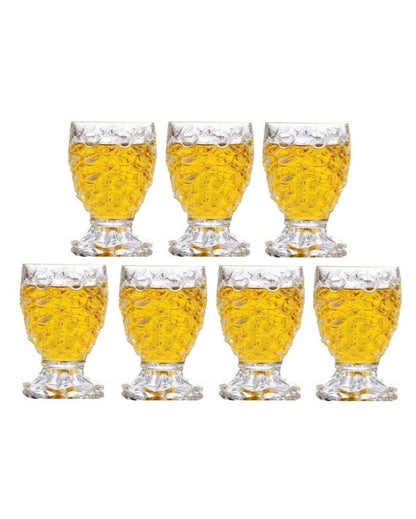 Heavy Base Party Perfect Clear Glass Shot Glasses | 140ml | 3 x 5 inches