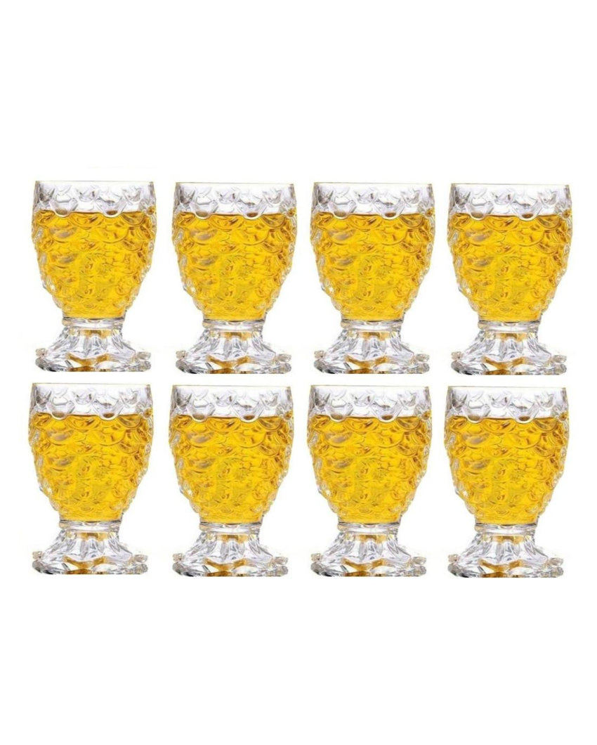 Heavy Base Party Perfect Clear Glass Shot Glasses | 140ml | 3 x 5 inches