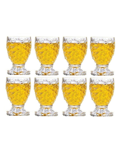 Heavy Base Party Perfect Clear Glass Shot Glasses | 140ml | 3 x 5 inches