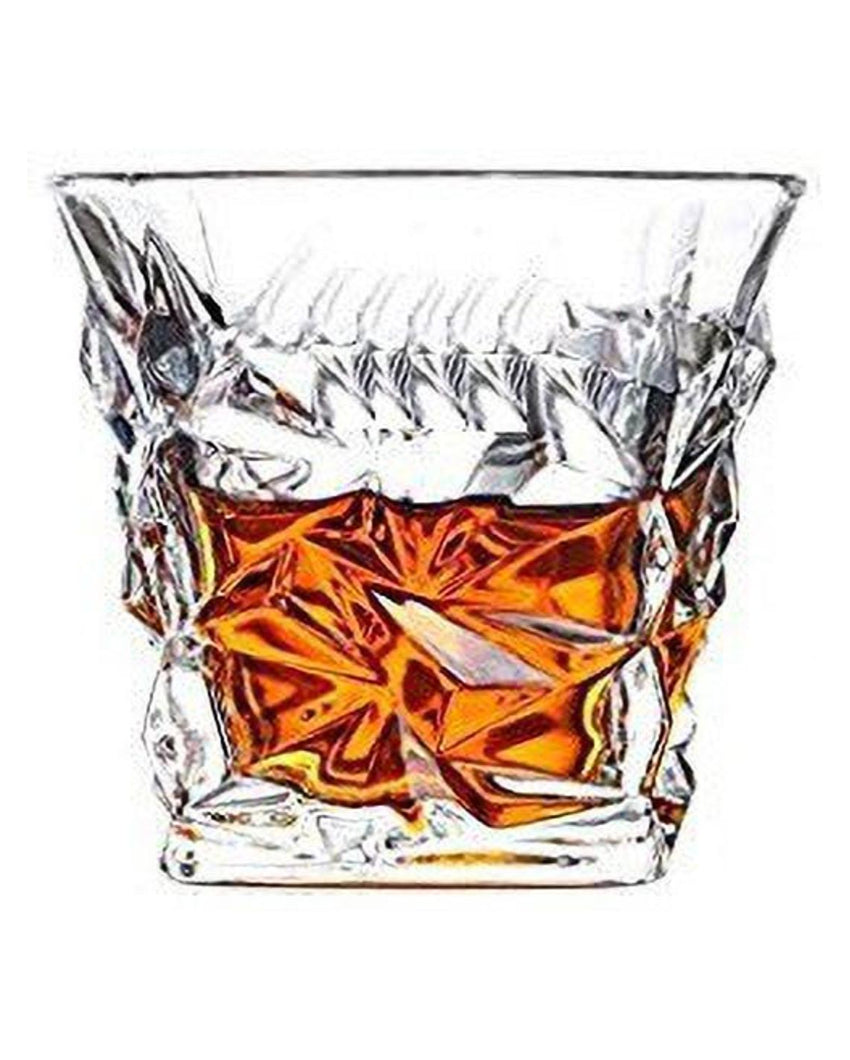 Classic Old Fashioned Barware Set Durable Glass | 250ml | 4 x 4 inches