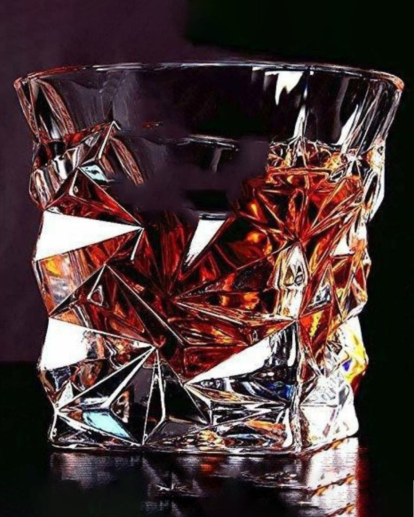 Classic Old Fashioned Barware Set Durable Glass | 250ml | 4 x 4 inches