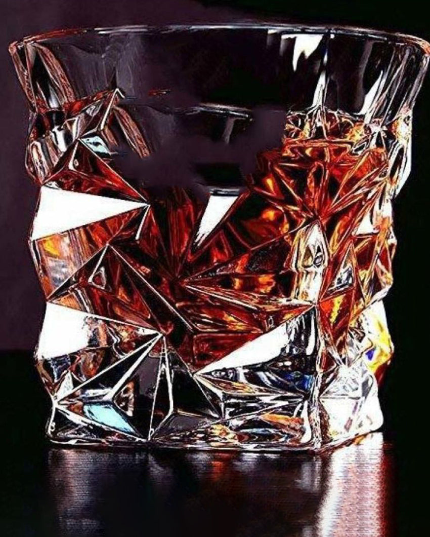 Classic Old Fashioned Barware Set Durable Glass | 250ml | 4 x 4 inches